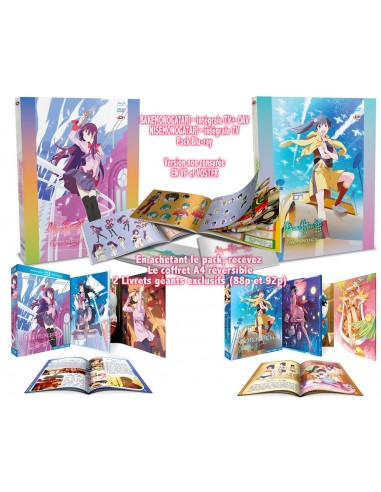 Bakemonogatari • Nisemonogatari Collector • Intégrale Blu-ray VF